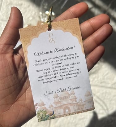 Hamper Tag by Geet Events