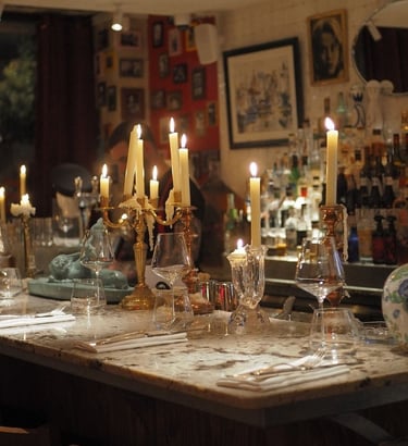 table restaurant en granit