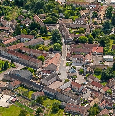 Photo vue aérienne de Longnes 78980 - ATZ Diagnostic Immobilier