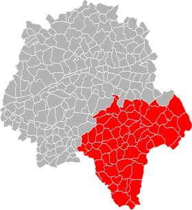 Carte de la Sud Touraine (37) - Diag Immo Geraldo.