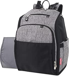 Mochila Maternidade Fisher-Price Cinza