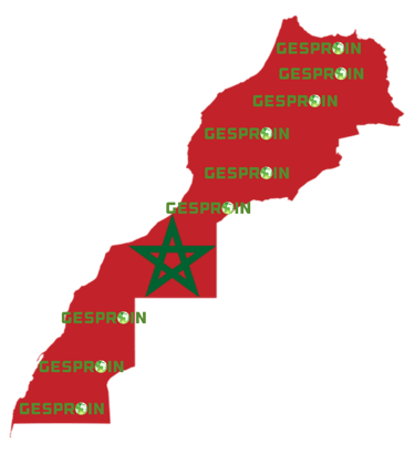 a map of the country of morocco