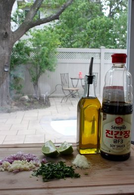 ingredients for chicken marinade