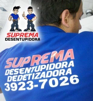 camiseta da suprema desentupidora