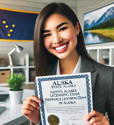 Alaska woman passes the insurance licensing exam