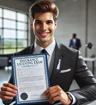 Connecticut man passed the state insurance licensing exam