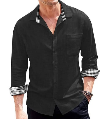  long sleeve black shirt and sunglasses