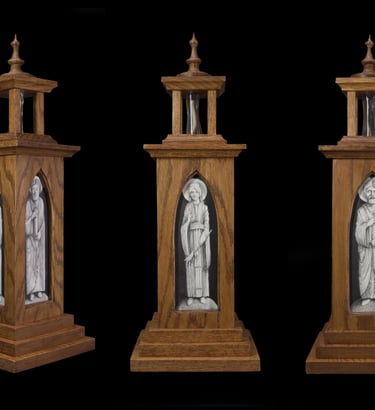 "Reliquary" Mixed Media $650 4-sided object
