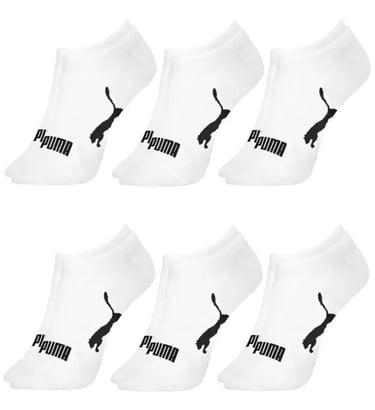 6 Pares Meia Puma Soquete Algodão Cano Baixo Original