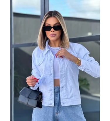 Jaqueta Jeans Feminina Linha Premium 