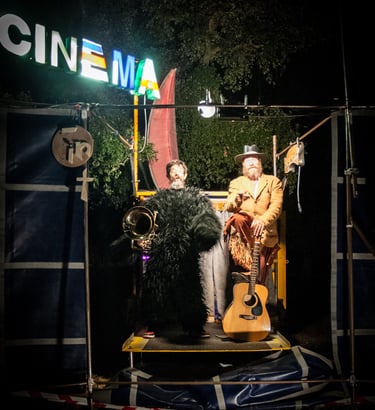 Música, cinema y show de la cia tartaruga