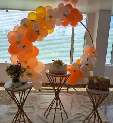  Decoración de eventos especiales, cumpleaños, aniversarios