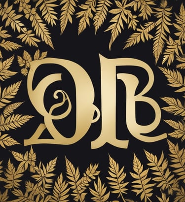 a gold leafed logo with the words,'cuddlegeach '