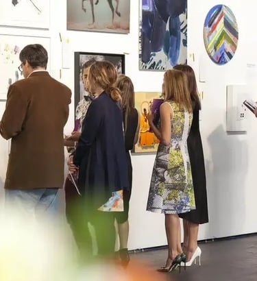 Original contemporary paintings and art prints by Phalguni for GuniArts