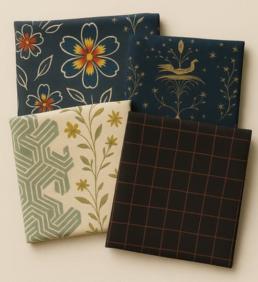 digital print fabric design swatches