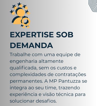 Equipe de engenharia sob demanda – MP Pantuzza