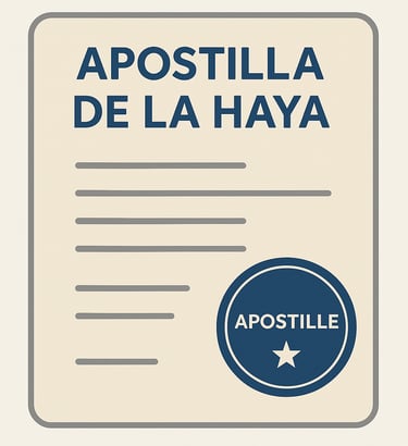 Traducción Jurada alemán Apostilla La Haya