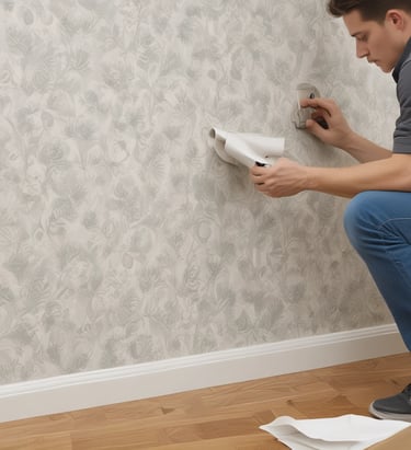 instalación de papel tapiz