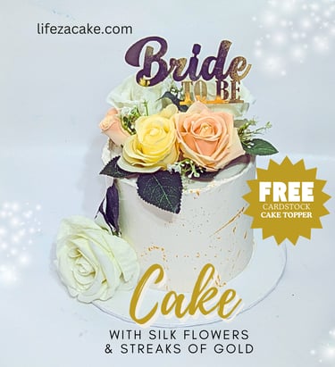 bridal shower cakes langley