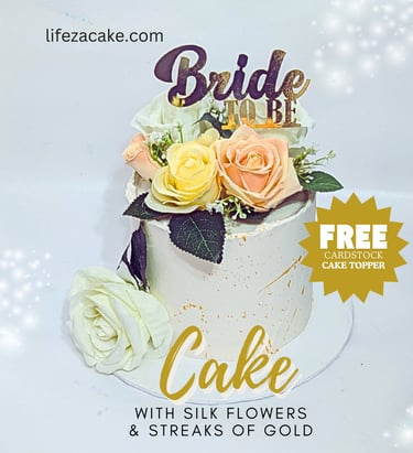 bridal shower cakes langley