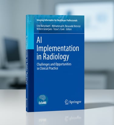 Book cover AI Implementation in Radiology