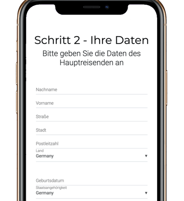 Hotel DunenNest - Ansicht Email online Checkin