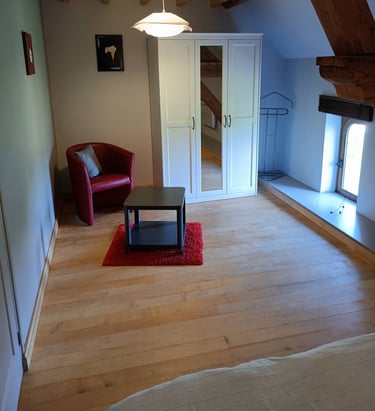 Chambre du gîte Carmesnil - Gîte de la cour d'Etienville au cœur des marais du Cotentin Manche