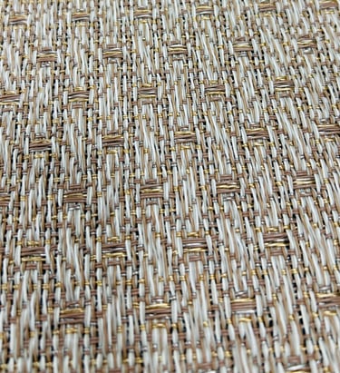 a close up of a woven woven fabric material