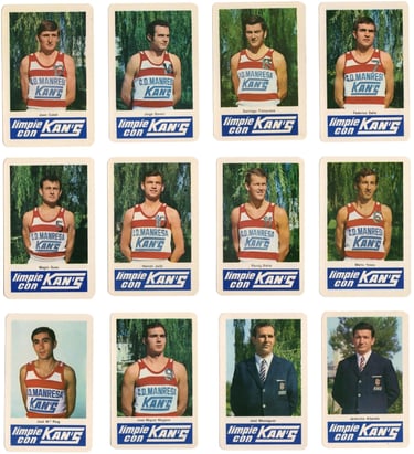 1968 Limpie Con Kan's Baloncesto Basketball Cards