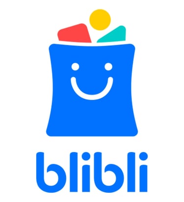 Logo Blibli di website Sandal Gunung Sabertooth