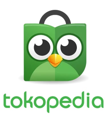 Logo Tokopedia di website Sandal Gunung Sabertooth