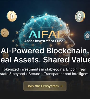 alt="AIFAI Asset Investment Fund - AI-Driven Investment Ecosystem combining cryptocurrencies, stable