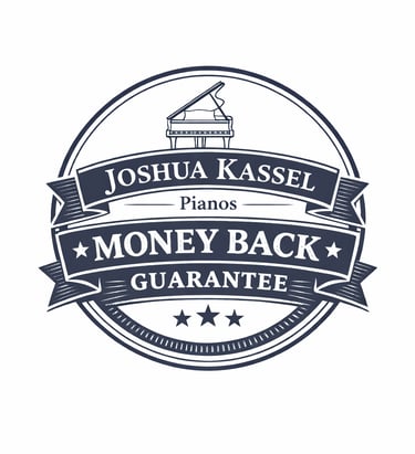 Joshua Kassel Pianos Money-Back Guarantee Logo