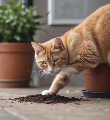 Comportement genant chat