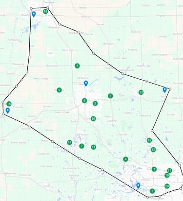 steamaster service areas