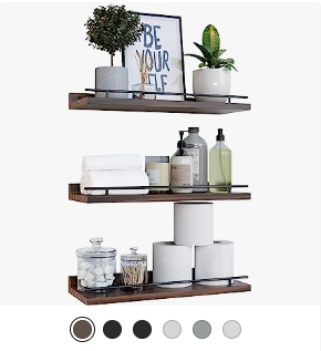a shelf with a shelf with some bottles and bottles