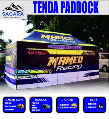 tenda paddock berbagai macam ukuran dari pabrik tenda sagara outdoor