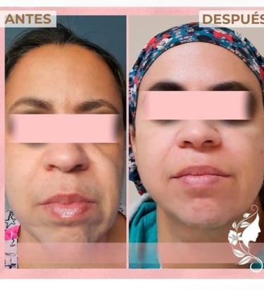 Reposicionamiento mejillas,levantamiento