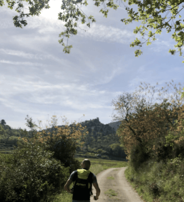 Christophe Castineira en Trail à Oppede