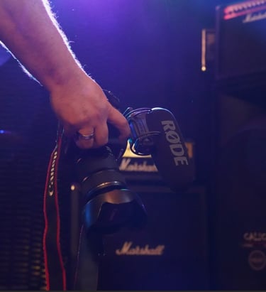 Cámaras Profesionales con Audio Profesional de Carlitos Calice. 