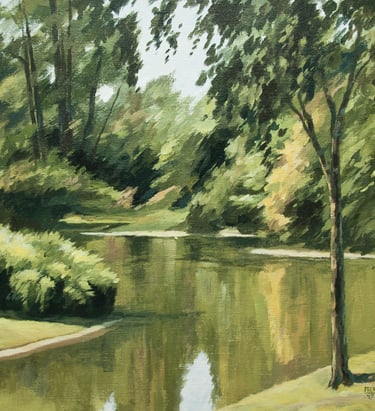 "Stadtpark" Acrylic $650