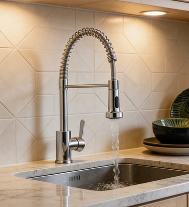 Torneira De Cozinha Gourmet , Mola Extensível , Modelo De Banc