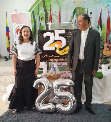 Mensajero de Paz. Iglesia cristiana en Yaguarón, Paraguay.