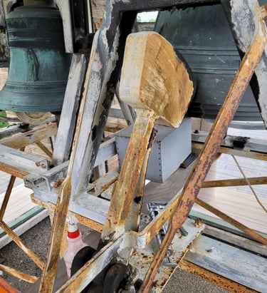 External Bell Hammer  https://www.carillonbells.com/bell-service