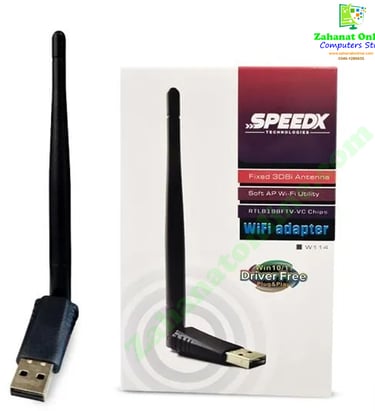 Speed X W114 300Mbps USB WiFi Adapter with Antenna zahanatonline.com