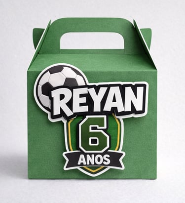 Football themed kids party box