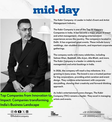 The Kabir Company featured in MIDDAY