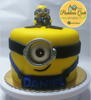 pasteleria queti torta personalizada minions lima peru