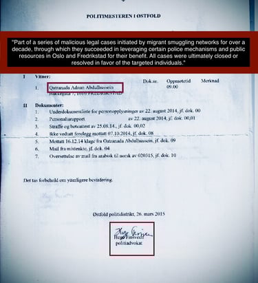 Official-looking documents tied to Salah Hassan Al Saadi - his wife Qatranada Adnan Abdulhussein 