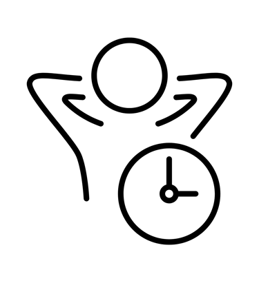 pessoa descontraída e relaxada aproveitando o seu tempo livre